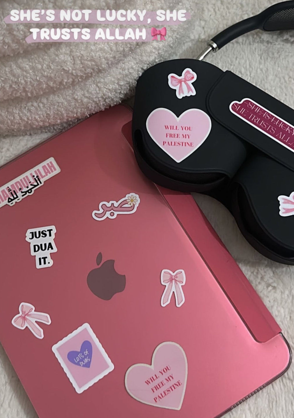 Stickers Falestine Touch Pink