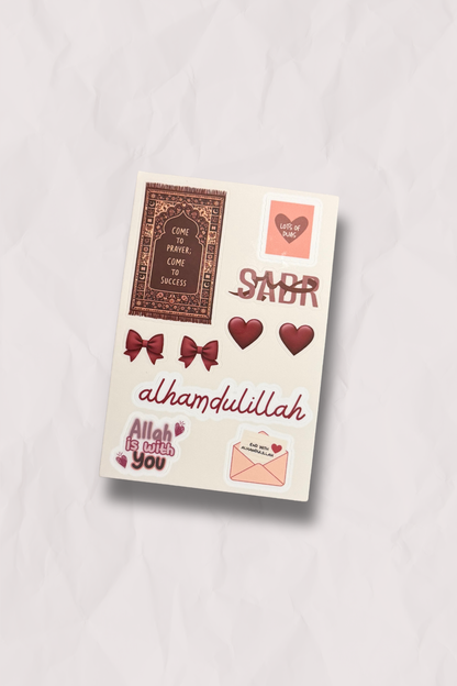Sticker Burgundy - Edition limitée Ramadan